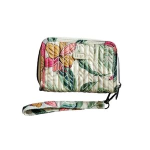 Lug Rodeo Lily Sand Wallet Wristlet rfid